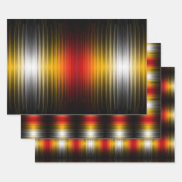 Hoja De Papel De Regalo Arte de patrones de colores de campo de plasma de