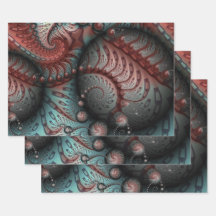 Arte fractal de fantasía vívida abstracta marrón a