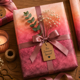Hoja De Papel De Regalo Ascuas de Roselight