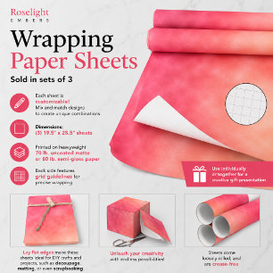 Hoja De Papel De Regalo Ascuas de Roselight