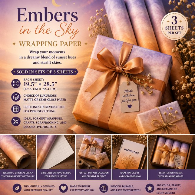 Hoja De Papel De Regalo Ascuas en el Cielo (Subido por el creador)
