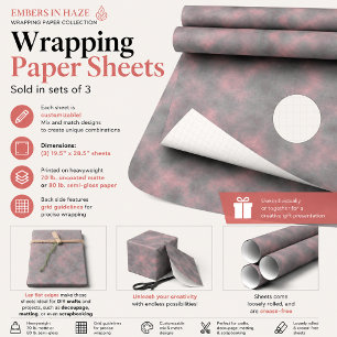 Hoja De Papel De Regalo Ascuas en Niebla