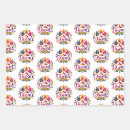 Hoja De Papel De Regalo Asia del Sur brillante