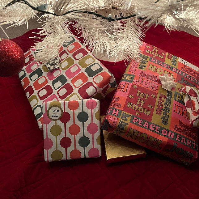 Hoja De Papel De Regalo Asociación de Navidades Retro de los años 1970 (Subido por el creador)