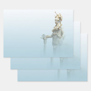 Hoja De Papel De Regalo Atenea en la niebla