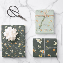 Hoja De Papel De Regalo ¡Atrápenme! Dos diseños