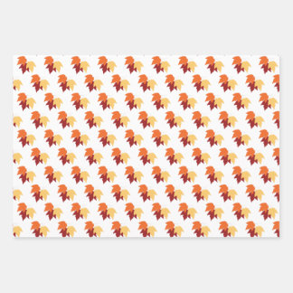 Hoja De Papel De Regalo “Autumn Maple Leaves” Gift Wrap