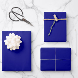 Hoja De Papel De Regalo Azul Marino Color Sólido