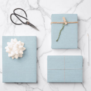 Hoja De Papel De Regalo Azul pastel texturizado