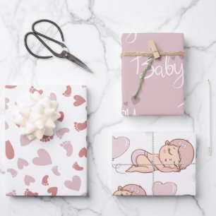 Hoja De Papel De Regalo Baby Shower