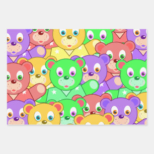 Hoja De Papel De Regalo Baby Teddy Bear