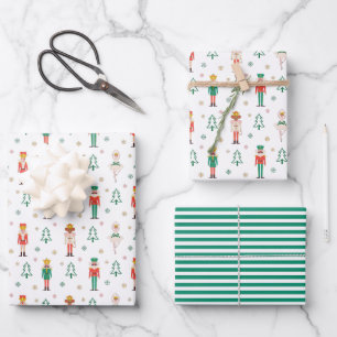 Hoja De Papel De Regalo Bailarina de cascanueces navideño festivo