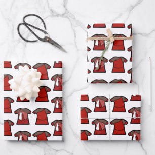 Hoja De Papel De Regalo Bailarina de chispa roja
