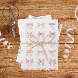 Hoja De Papel De Regalo Bailarina Pequeña Bailarina Cumpleaños Niñas Rosa