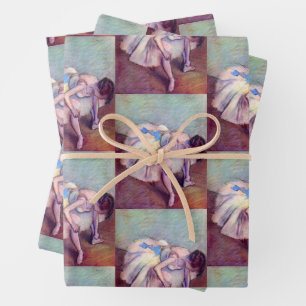 Hoja De Papel De Regalo Bailarina sentada de Edgar Degas, Ballet de arte