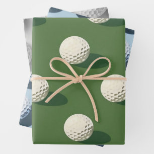 Hoja De Papel De Regalo Ball de golf