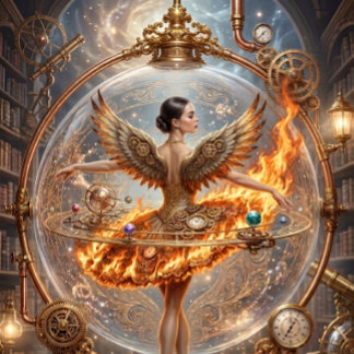 Hoja De Papel De Regalo Ballerina in a globe - Decoupage - wrapping paper