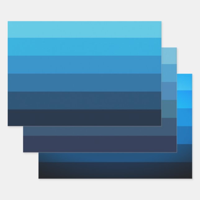 Hoja De Papel De Regalo Banda azul (Set)