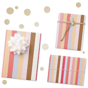 Hoja De Papel De Regalo Banda de caramelos Pastel moderna
