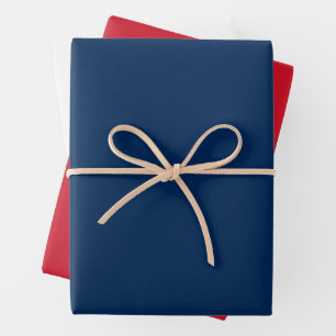Hoja De Papel De Regalo Bandera británica roja blanca y azul
