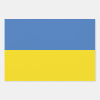 Hoja De Papel De Regalo Bandera de Ucrania, Ucrania Slava Ukraini Слава Ук