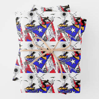 Hoja De Papel De Regalo bandera puertorriqueña