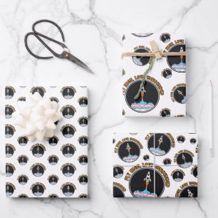 Hoja De Papel De Regalo Bandera transgénero LGBTQ, vuela alto, amor ilimit