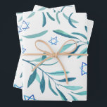 Hoja De Papel De Regalo Bar Bat Mitzvah Boda judío Hanukkah Personalizado<br><div class="desc">Papel de envoltura perfecto para un murciélago mitzvah, bar mitzvah, boda judío, vacaciones judías u otra celebración judía! ¡La mano hizo arte acuarela para ti! ¡TODO PERSONALIZABLE! Haga clic en "editar usando la herramienta de diseño" para agregar texto, ajustar colores y colocaciones. ¡GRACIAS POR APOYAR A LOS ARTISTAS INDEPENDIENTES! Todas...</div>