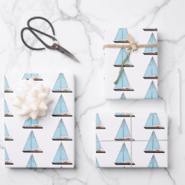 Hoja De Papel De Regalo Barco velero de lujo