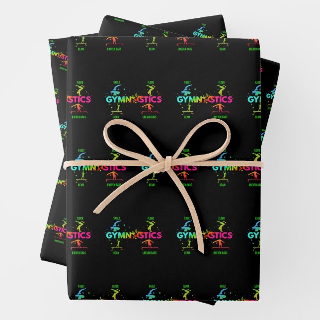 Hoja De Papel De Regalo Bares de gimnasia femeninos con techo de vigas (In situ)