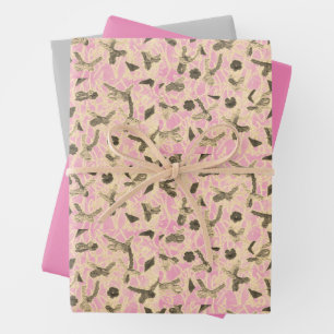 Hoja De Papel De Regalo Barras flotantes embellecidas 