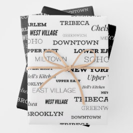Hoja De Papel De Regalo Barrios de Nueva York
