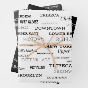 Hoja De Papel De Regalo Barrios de Nueva York