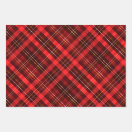 Hoja De Papel De Regalo Beautiful red tartan
