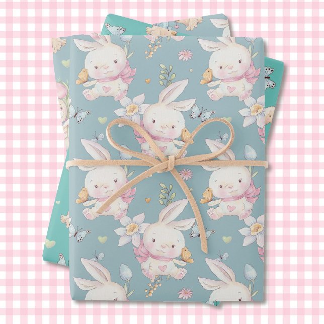 Hoja De Papel De Regalo Bebé dulce Bunny 3 Giftwrap Sexo Neutral (Subido por el creador)