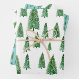 Hoja De Papel De Regalo Belleza del campo en vacaciones de invierno
