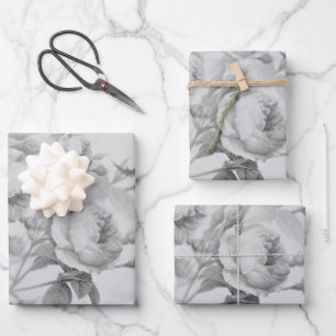 Hoja De Papel De Regalo Bello floral vintage