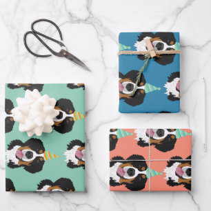 Hoja De Papel De Regalo Bernese Mountain Dog Birthday