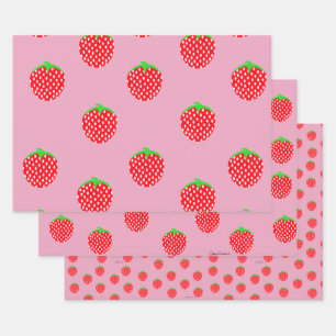 Hoja De Papel De Regalo Berry Beautiful Summer