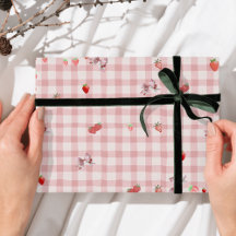 Berry Sweet Checkered pattren Coquette