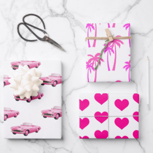 Hoja De Papel De Regalo Besties Malibu Pink Doll Beach