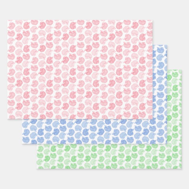 Hoja De Papel De Regalo Betta Fish Wrapping Paper  (Set)