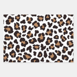 Hoja De Papel De Regalo Bezaubernd Elegante Natürliche Leoparden Muster   