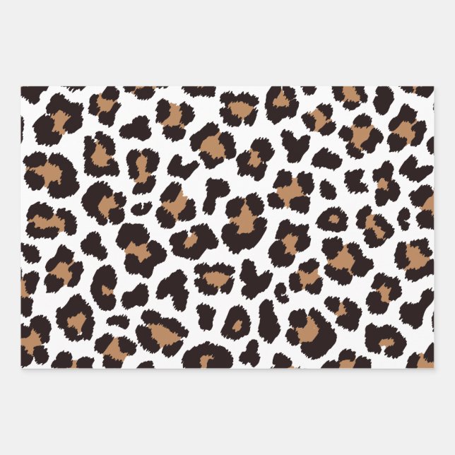 Hoja De Papel De Regalo Bezaubernd Elegante Natürliche Leoparden Muster    (Anverso 2)
