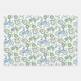 Hoja De Papel De Regalo Bicicletas