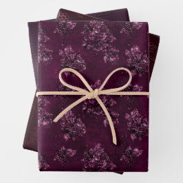Hoja De Papel De Regalo Blackberry Wine Pattern 