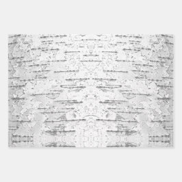 Hoja De Papel De Regalo Blanco, como en Birch Bark Photo