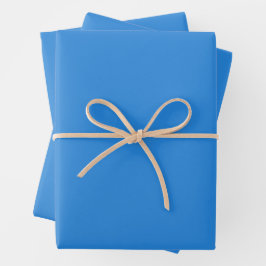 Hoja De Papel De Regalo Bleu De France - Elegante y clásico color sólido