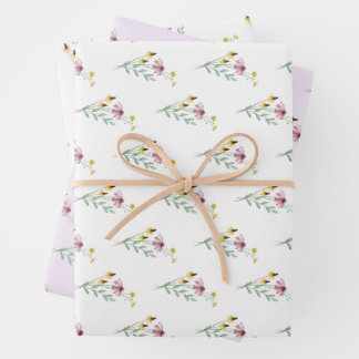 Hoja De Papel De Regalo Bloom Wildflower Garden Baby Shower