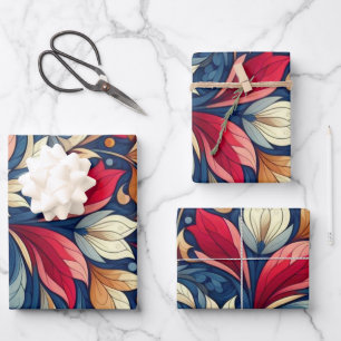 Hoja De Papel De Regalo Blue Flower Morris art